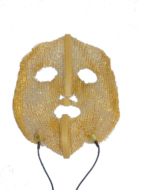 Goldnetzmaske